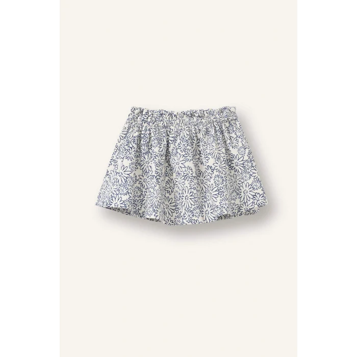 Defacto G8183A5ER105 Ekru Floral Fitilli Kaşkorse 2li Takım Kız Bebek