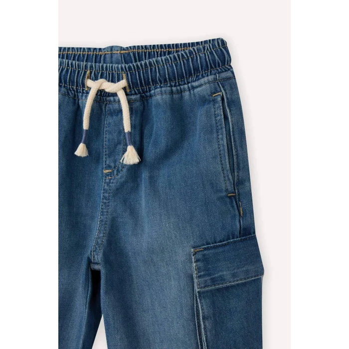Defacto G6143A5NM39 Mavi Jogger Fıt Jean Pantolon Erkek Bebek
