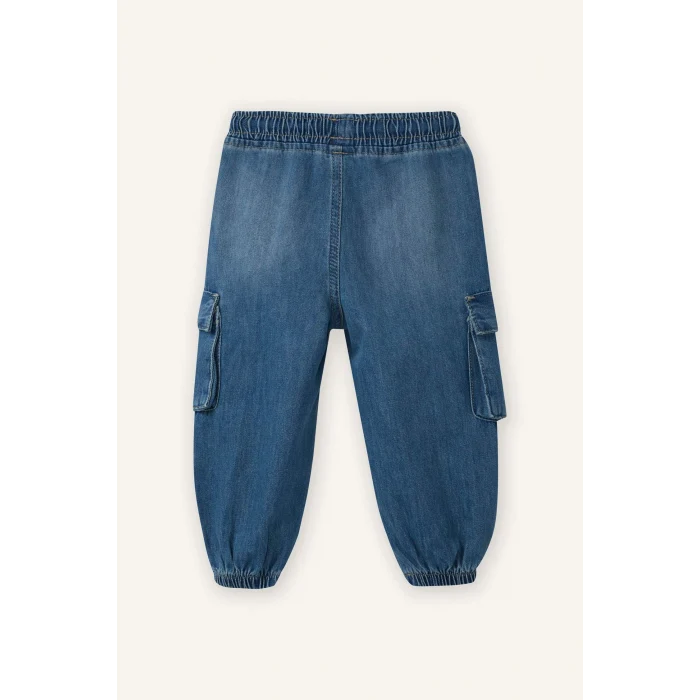 Defacto G6143A5NM39 Mavi Jogger Fıt Jean Pantolon Erkek Bebek