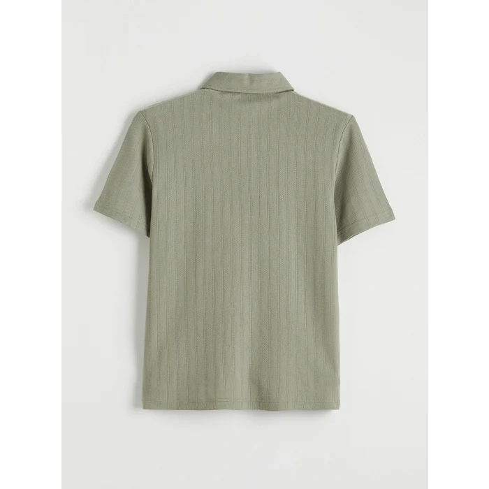 LCWAIKIKI Classic Yeşil Polo Yaka Erkek Tişört