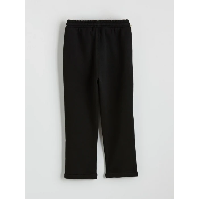 LCW Kids Siyah Beli Lastikli Erkek Çocuk Pantolon