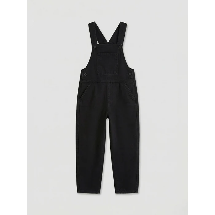 LCW Kids Siyah Erkek Çocuk Jean Salopet