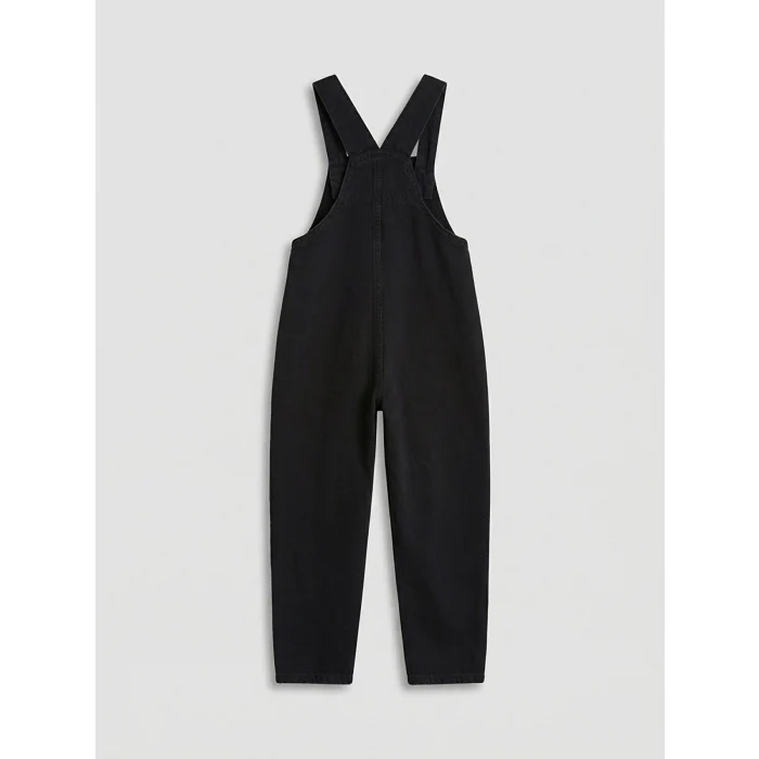 LCW Kids Siyah Erkek Çocuk Jean Salopet