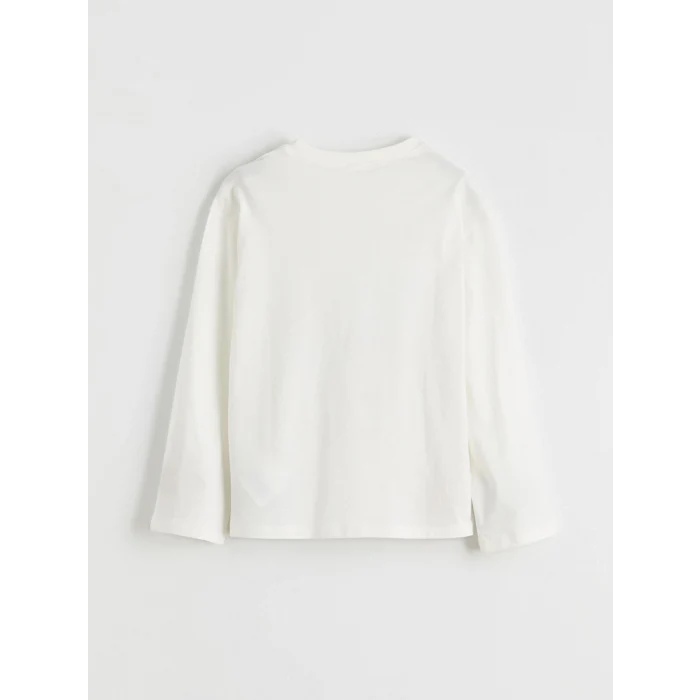 LCW Kids Ekru Bisiklet Yaka Kız Çocuk Pijama Takımı