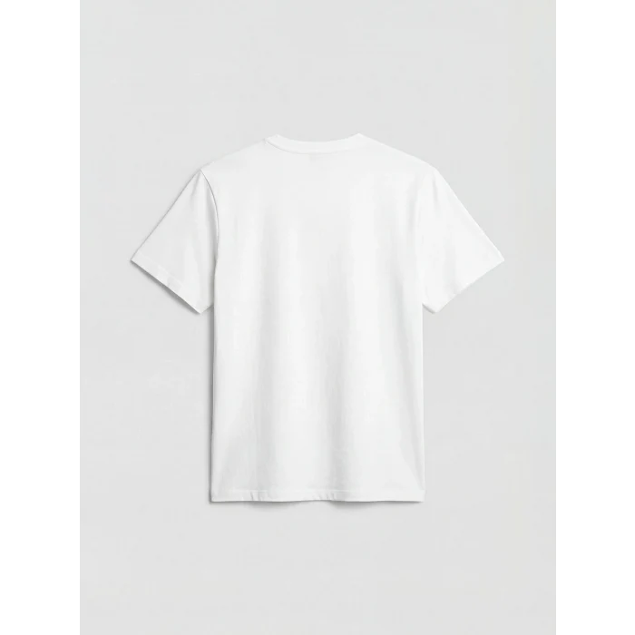 LCW Vision Ekru Bisiklet Yaka Nakışlı Kadın Tişört