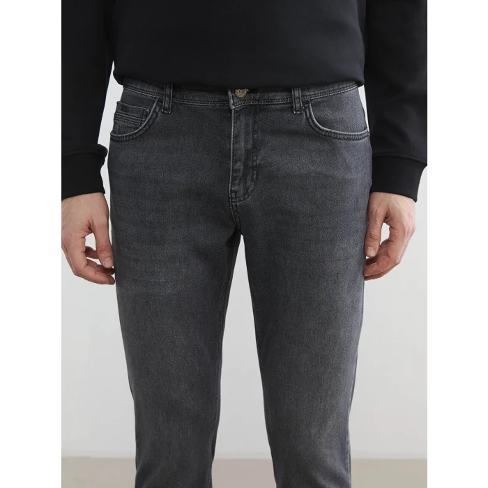 LCW Jeans Gri 750 Slim Fit Erkek Jean Pantolon