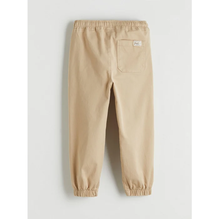 LCW Kids Bej Beli Lastikli Erkek Çocuk Jogger Pantolon