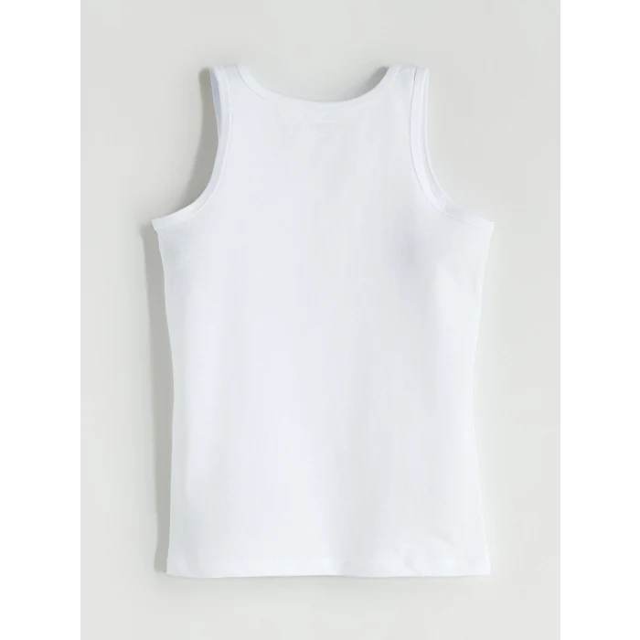 LCW Kids Beyaz Bisiklet Yaka Erkek Çocuk Atlet 2li