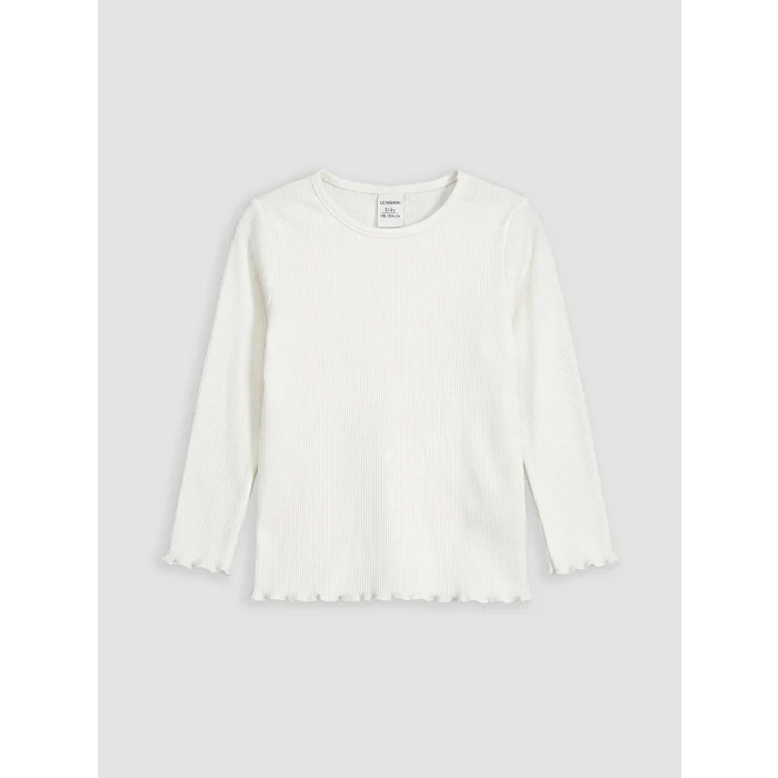 LCW Kids Bej Leopar Desenli Kız Çocuk Salopet Elbise ve Tişört