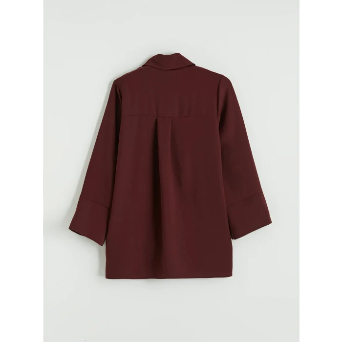 LCW STUDIO Bordo Oversize Kadın Tunik