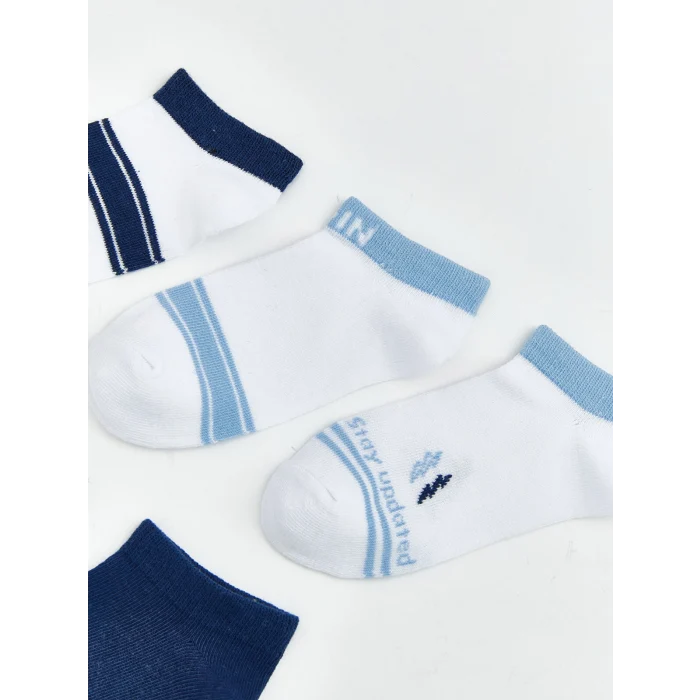 LCW Kids Karışık Çizgili Erkek Çocuk Patik Çorap 5li