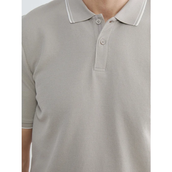 LCW Vision Kahverengi Polo Yaka Erkek Tişört