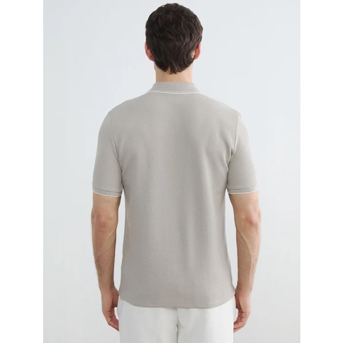 LCW Vision Kahverengi Polo Yaka Erkek Tişört