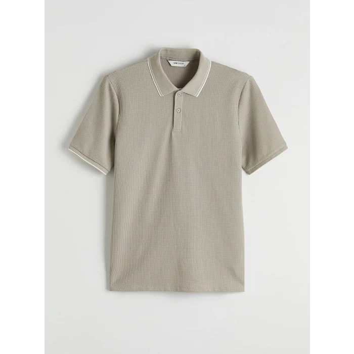 LCW Vision Kahverengi Polo Yaka Erkek Tişört