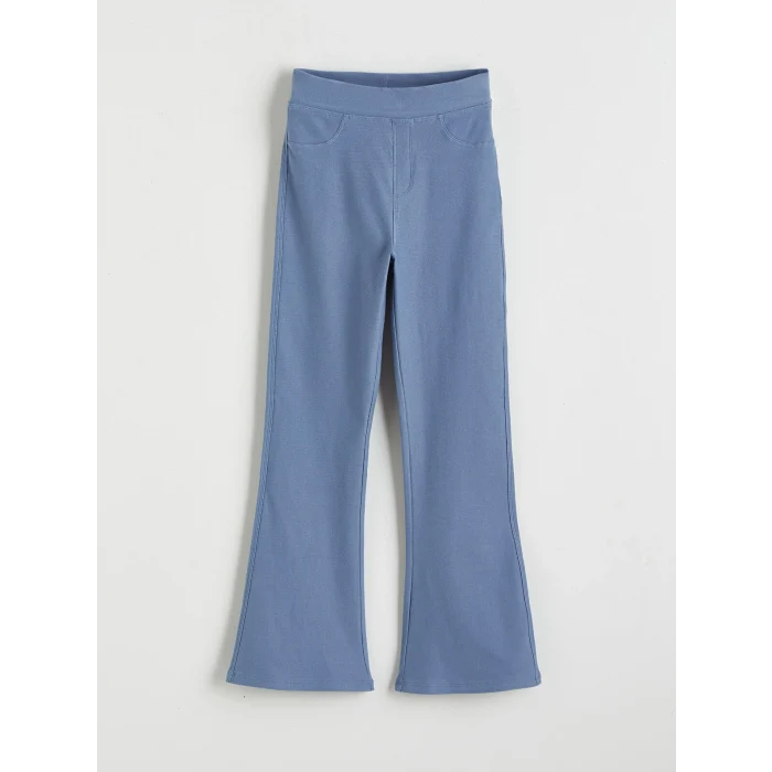 LCW Kids Lacivert Kız Çocuk İspanyol Paça Tayt