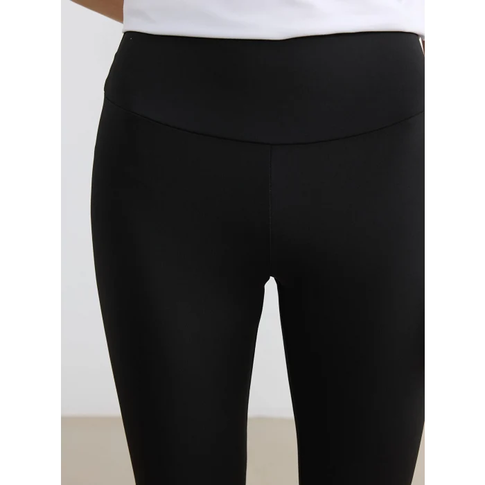 KOOR SPORT Siyah Yüksek Bel Kadın Spor Tayt