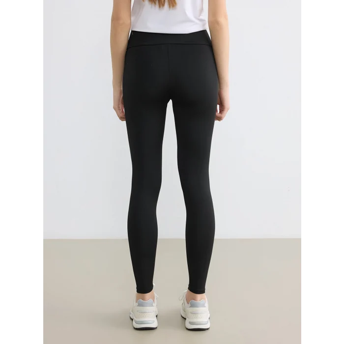 KOOR SPORT Siyah Yüksek Bel Kadın Spor Tayt