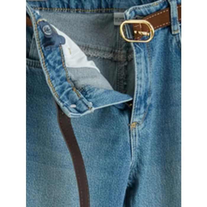 LCW Kids İndigo İspanyol Paça Kız Çocuk Jean Pantolon