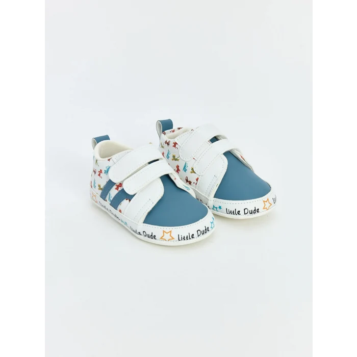 LCW STEPS Beyaz Erkek Bebek Yürüme Öncesi Ayakkabı