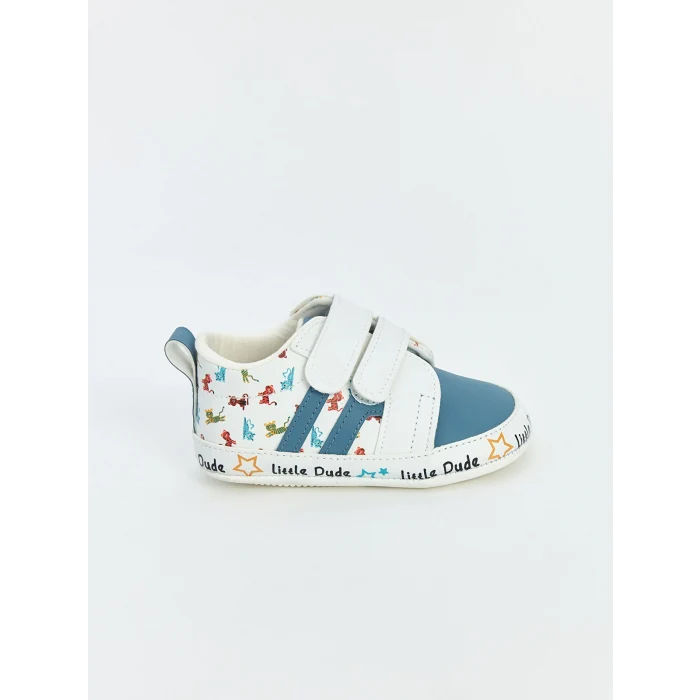 LCW STEPS Beyaz Erkek Bebek Yürüme Öncesi Ayakkabı