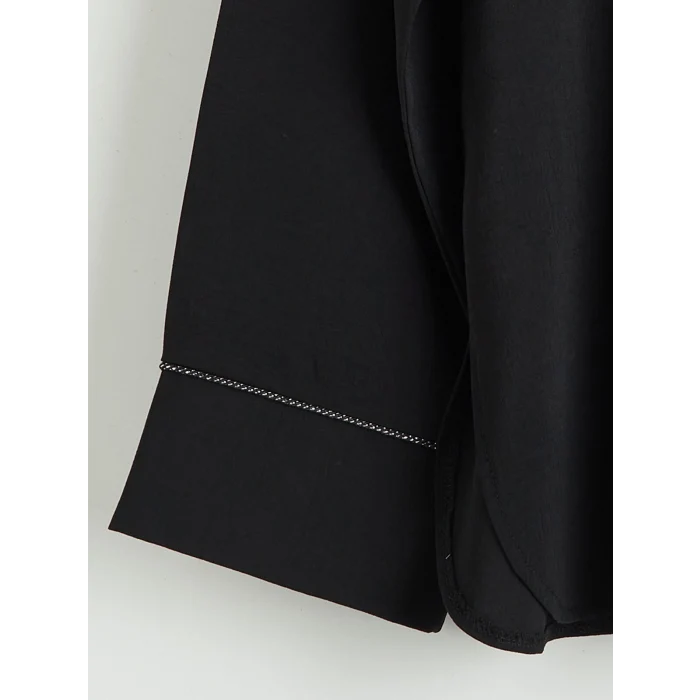 LCW Grace Siyah Regular Fit Kadın Gömlek