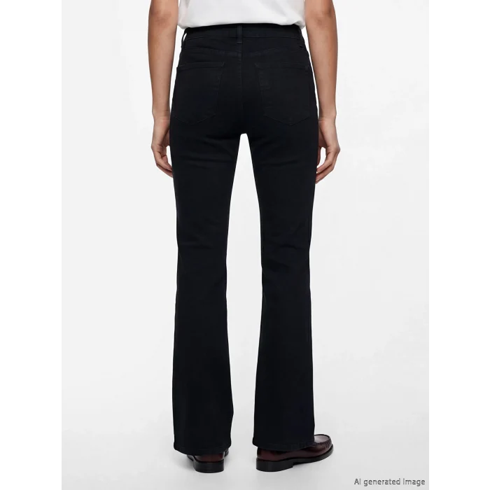 LCW Jeans Siyah Flare Kadın Jean Pantolon