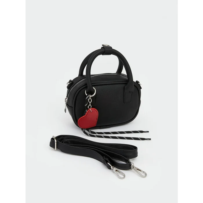 LCW ACCESSORIES Siyah Deri Görünümlü Kadın El Çantası