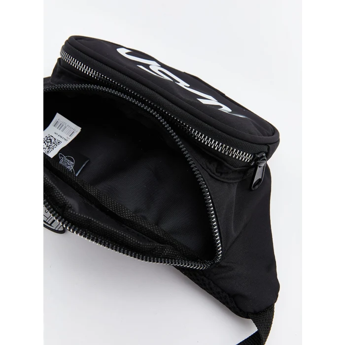 LCW ACCESSORIES Siyah Nasa Baskılı Erkek Çocuk Bel Çantası
