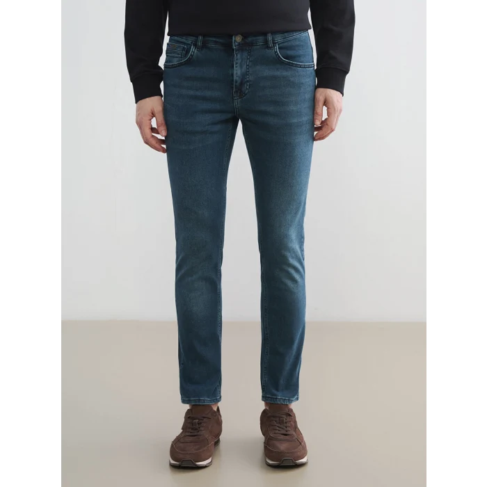LCW Jeans Yeşil 750 Slim Fit Erkek Jean Pantolon