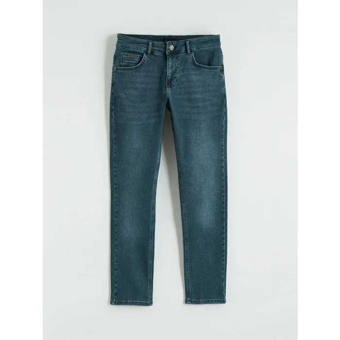 LCW Jeans Yeşil 750 Slim Fit Erkek Jean Pantolon