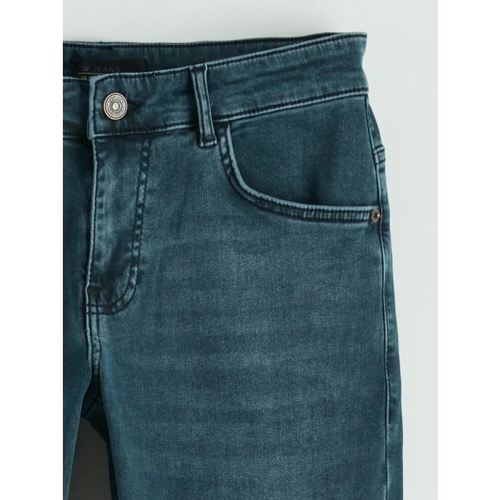 LCW Jeans Yeşil 750 Slim Fit Erkek Jean Pantolon