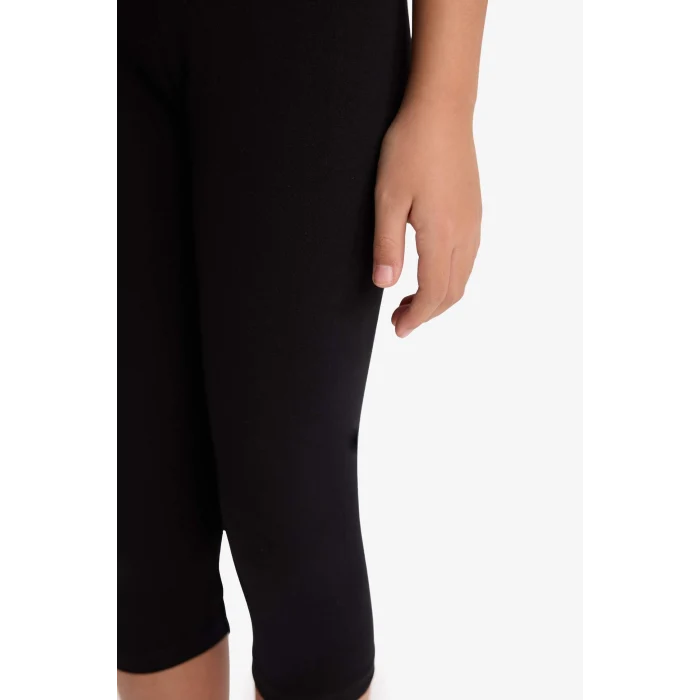 Defacto B5656A8BK81 Siyah Midi Tayt Kız Çocuk