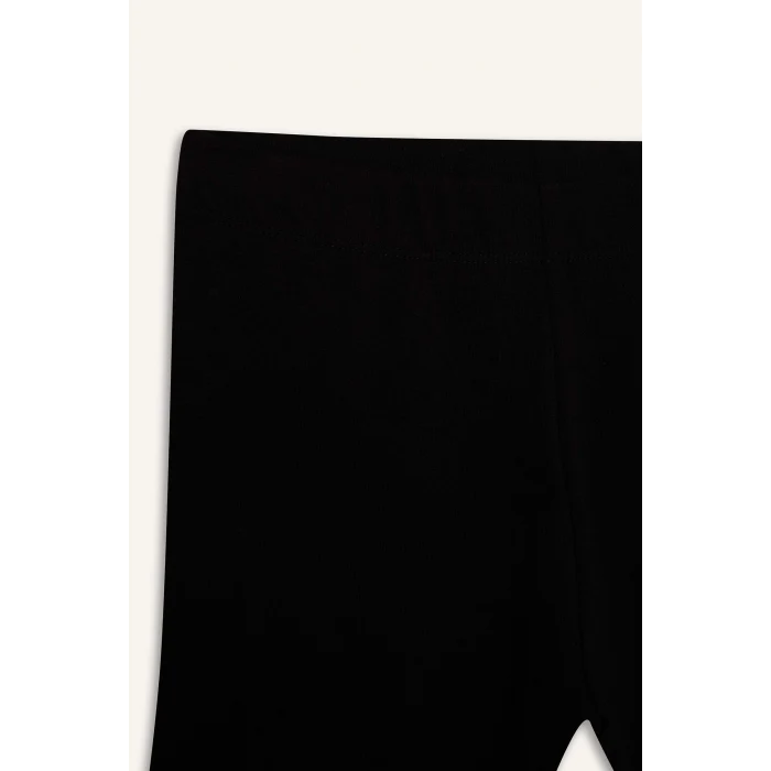 Defacto B5591A8BK81 Siyah Kısa Boy Tayt Kız Çocuk