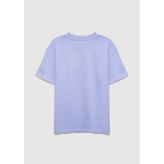 Mavi 7610467-70545 Mavi Baskılı Mor Tişört