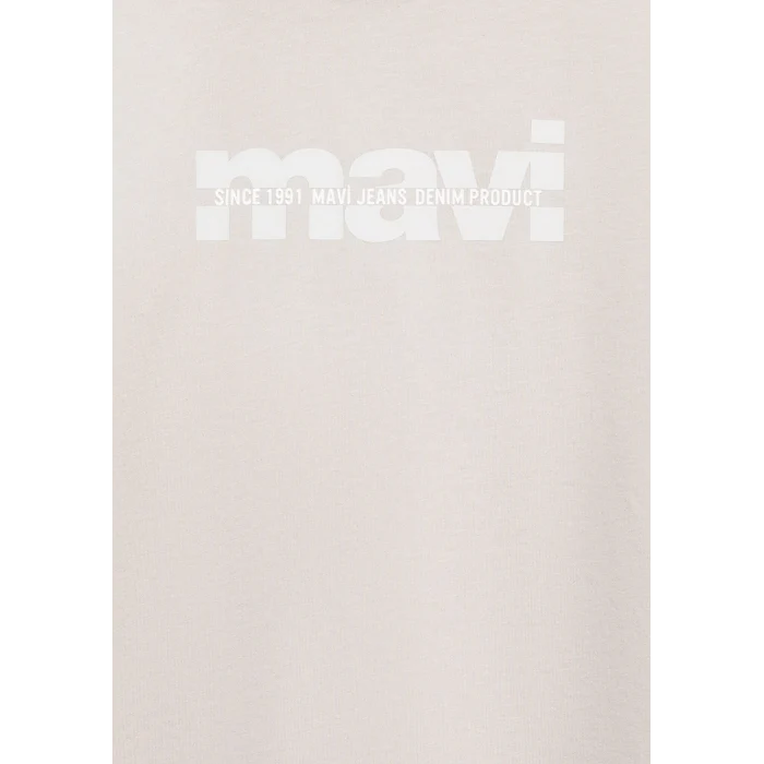 Mavi 6610444-90782 Mavi Baskılı Gri Tişört