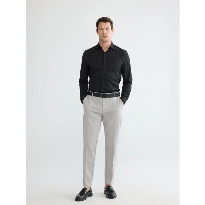 LCW BUSINESS Bej Slim Fit Erkek Takım Elbise Pantolonu