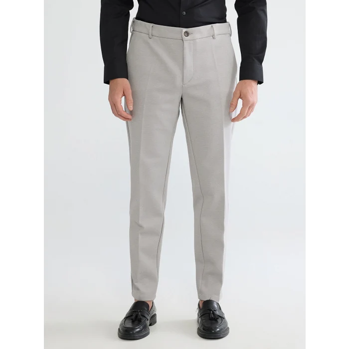 LCW BUSINESS Bej Slim Fit Erkek Takım Elbise Pantolonu