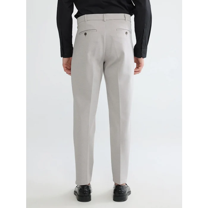 LCW BUSINESS Bej Slim Fit Erkek Takım Elbise Pantolonu