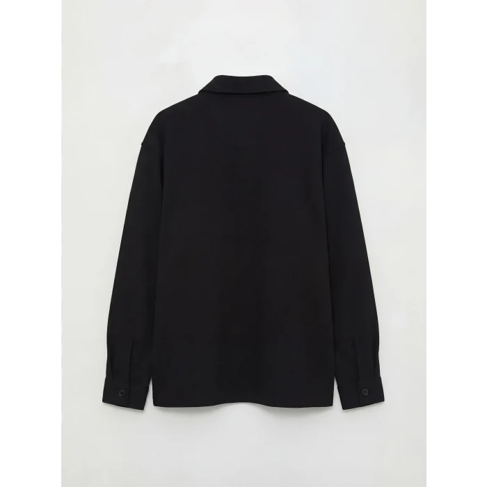 LCW Kids Siyah Uzun Kollu Erkek Çocuk Gömlek