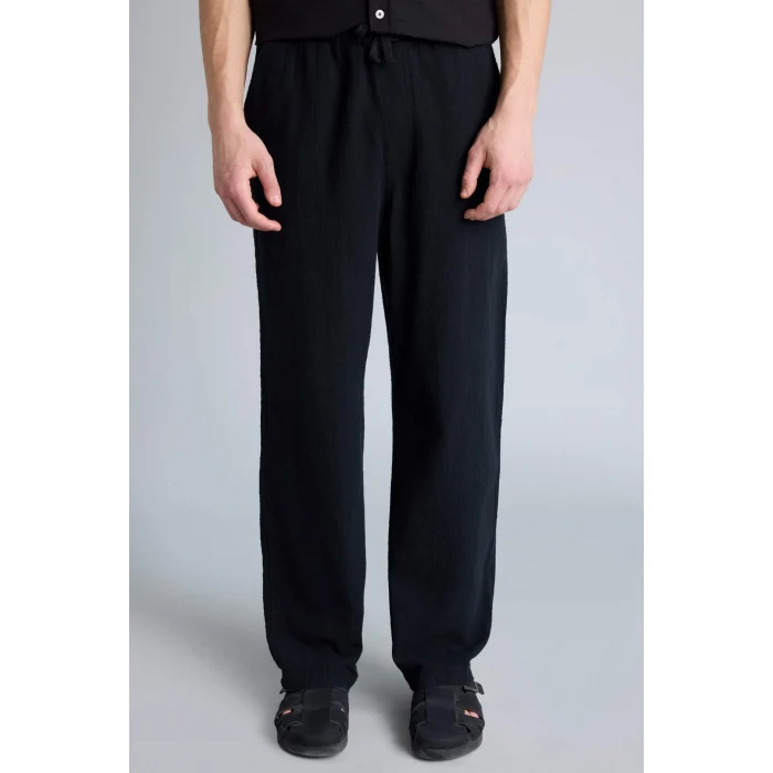 Defacto G2592AXBK81 Siyah %100 Pamuk Baggy Fit Pantolon