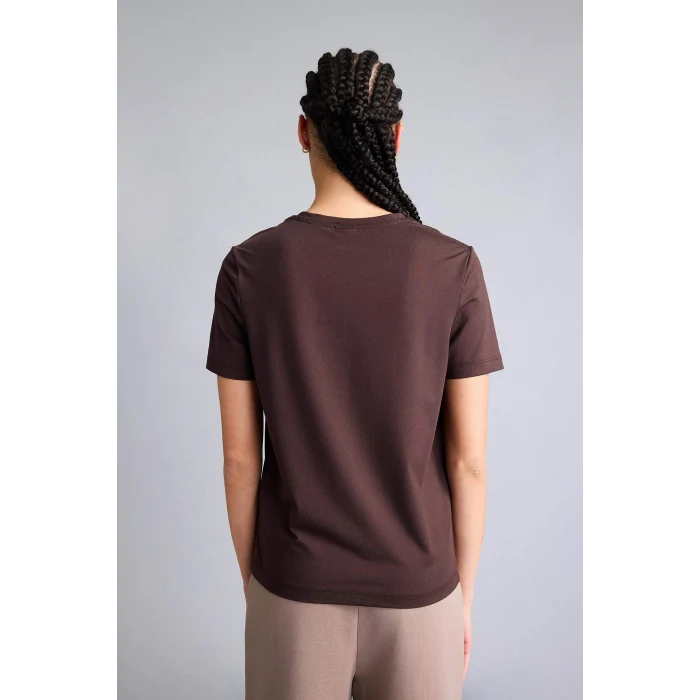 Defacto D2296AXBN490 Kahve Standart Fıt Bisiklet Yaka Sporcu Kısa Kollu Tişört