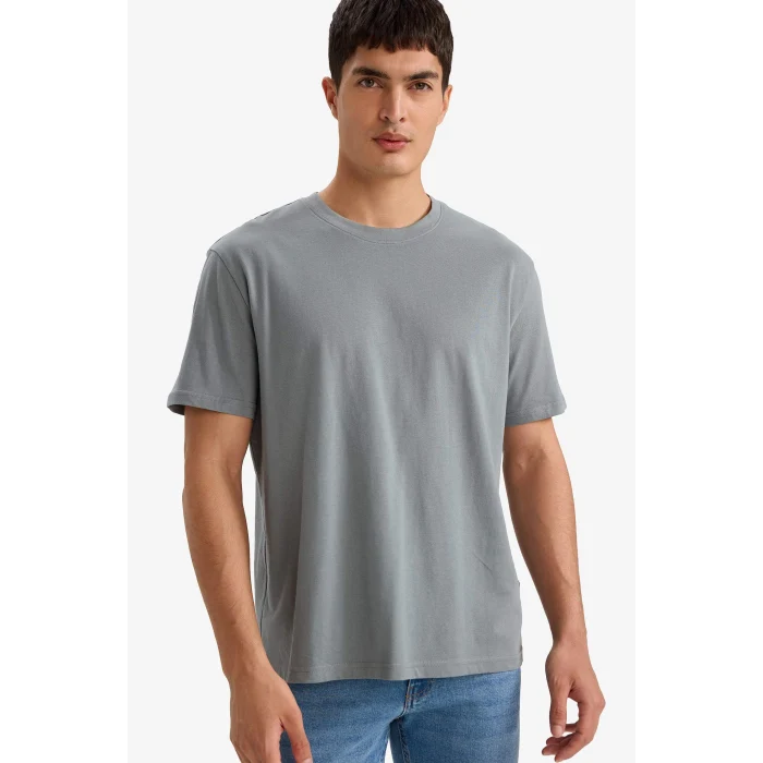 Defacto V7699AZGN1175 Yeşil NEW REGULAR FIT %100 Pamuk Basic Tişört