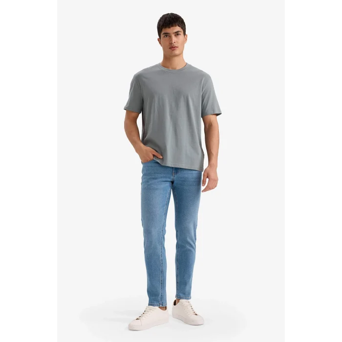 Defacto V7699AZGN1175 Yeşil NEW REGULAR FIT %100 Pamuk Basic Tişört