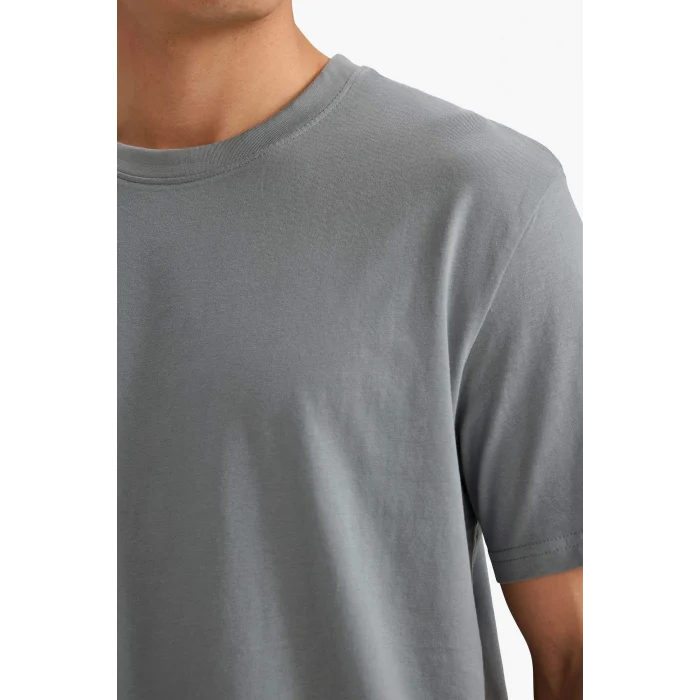 Defacto V7699AZGN1175 Yeşil NEW REGULAR FIT %100 Pamuk Basic Tişört
