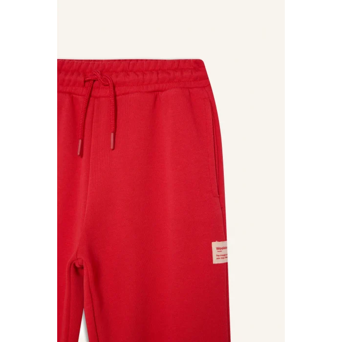 Defacto G0578A8RD227 Kırmızı Jogger Eşofman Altı Kız Çocuk