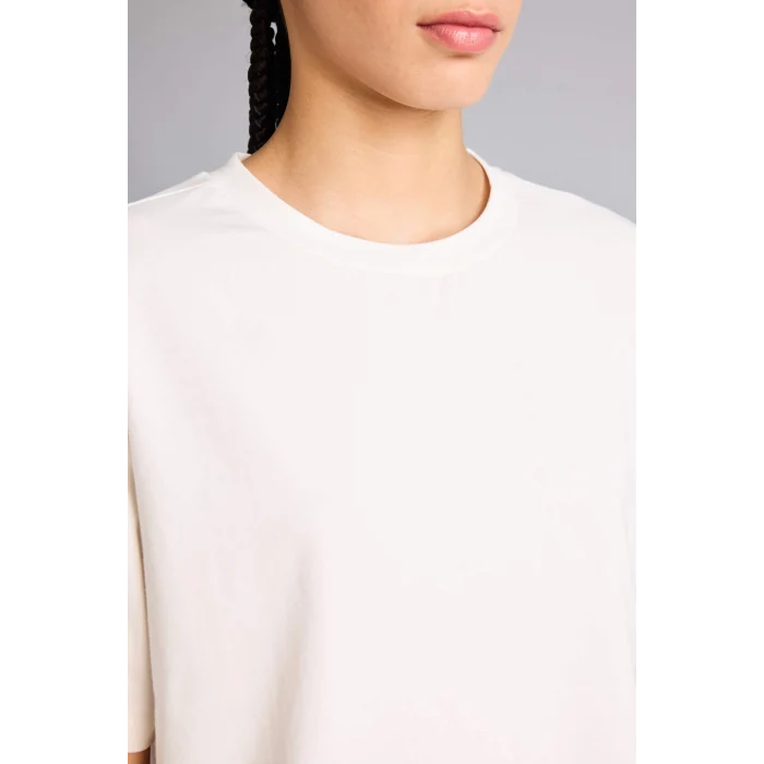 Defacto F8106AXER105 Ekru Comfort Fıt Sporcu Tişört