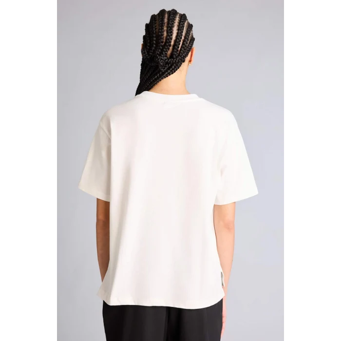 Defacto F8106AXER105 Ekru Comfort Fıt Sporcu Tişört