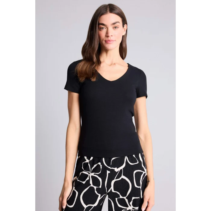 Defacto H3873AXBK81 Siyah Slım FıtBasıc Modal Tişört