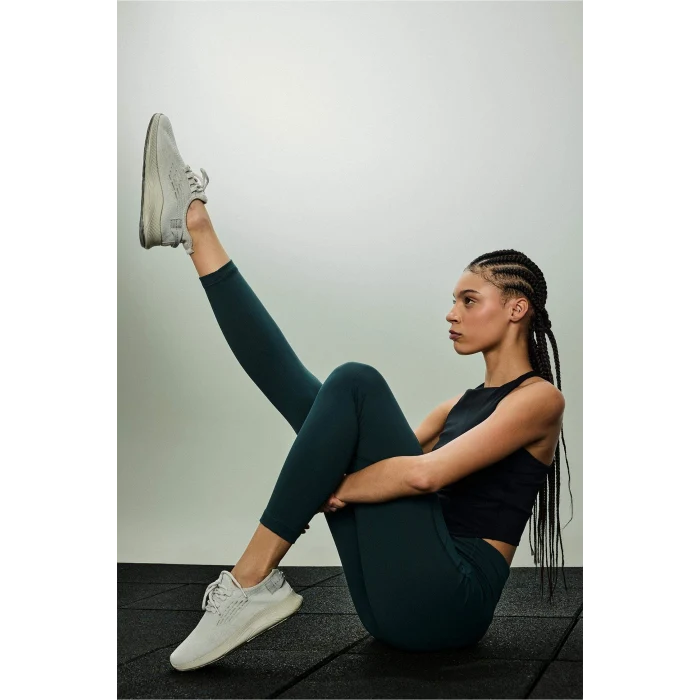 Defacto E9677AXGN1051 Yeşil Beli Saran Sporcu Tayt