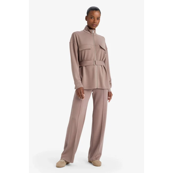 Defacto F9066AXBN576 Kahve Aırtech Straıght Fıt Modal Sporcu Pantolon